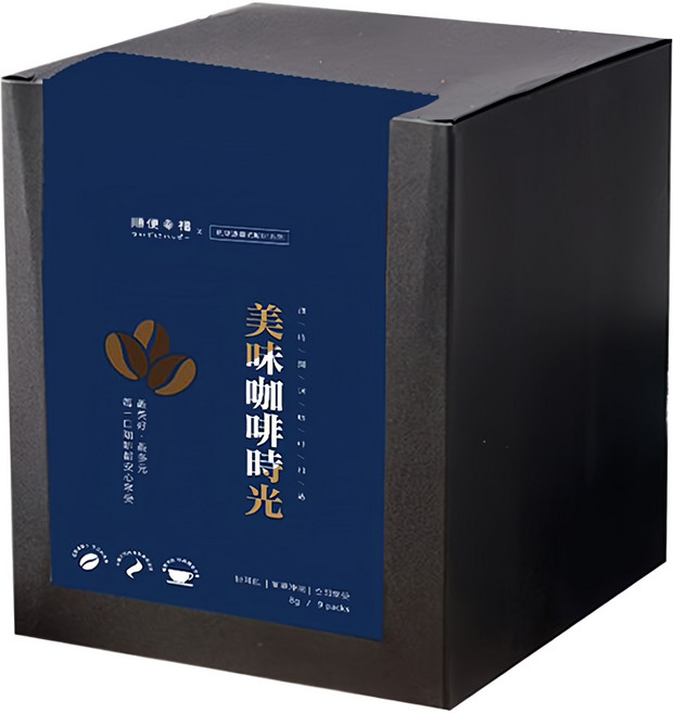 順便幸福 精選曼巴咖啡豆 濾掛咖啡, 8g, 9包, 1盒
