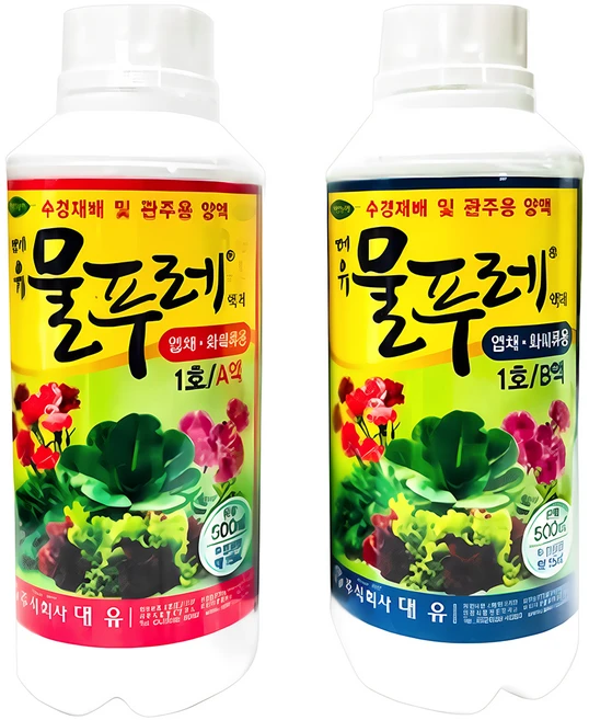 대유 물푸레 1호 A제 + B제 세트, 1개, 500ml - 쿠팡