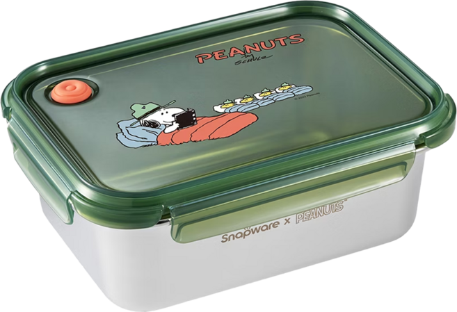 Corelle Brands 康寧餐具 Snapware 耐熱玻璃保鮮盒 露營趣, 1入, 1個