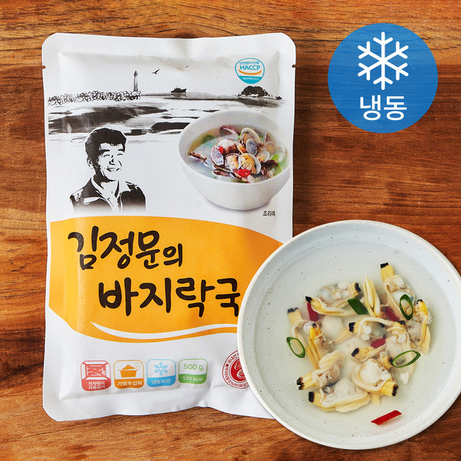 김정문의 바지락국 (냉동), 500g, 1개