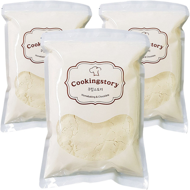 쿠킹스토리 와플 믹스, 1kg, 3개