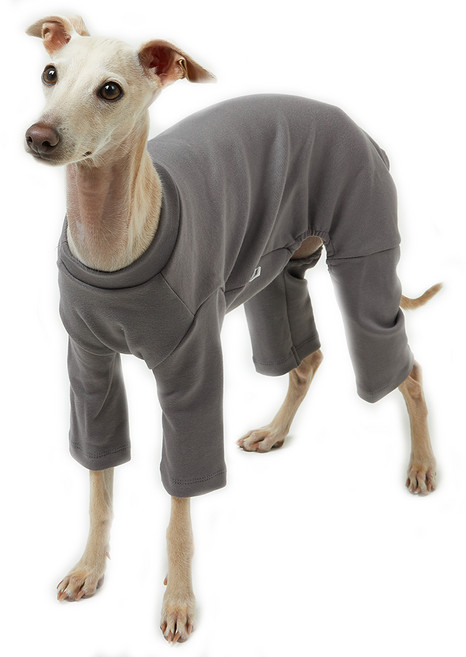 럭키페터 강아지 파스텔 파자마 올인원 아이쥐옷, 진그레이, 1개