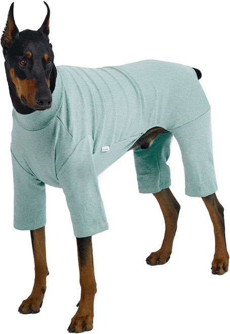 럭키페터 강아지 파스텔 파자마 올인원 아이쥐옷, 민트, 1개