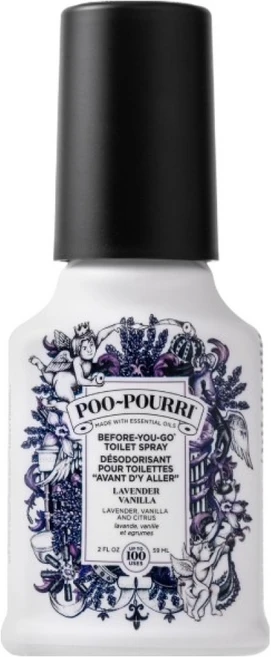 푸리 화장실탈취제 본품, 59ml, 1개, 라벤더바닐라 - 쿠팡