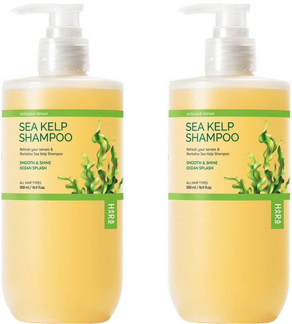 하라즈 다시마 샴푸, 500ml, 2개