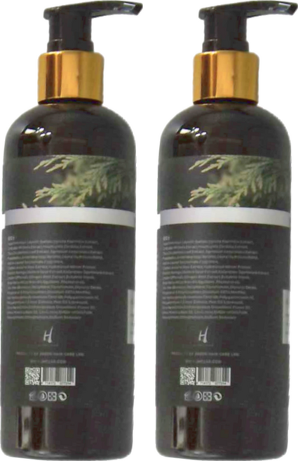 JASON HAIR 植森 涼感 黑雪松 頭皮護理洗髮精, 300ml, 2瓶