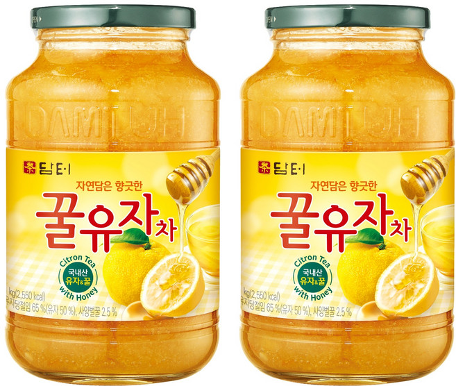 담터 꿀유자차, 1kg, 1개입, 2개