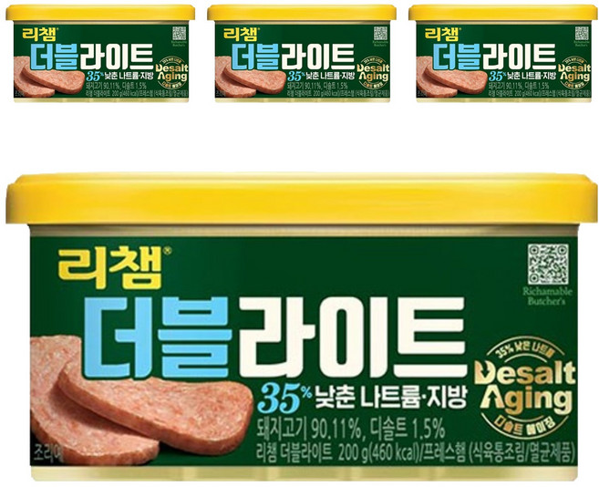 리챔 더블라이트, 200g, 4개