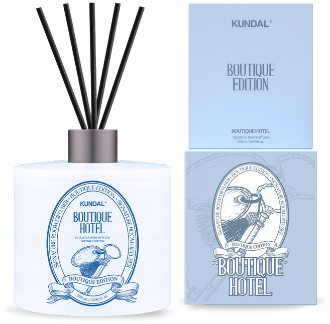 쿤달 시그니처 룸 디퓨저 부티크 에디션, 1개, 500ml, 부티크호텔