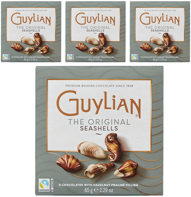 길리안 시쉘 초콜릿, 65g, 4개