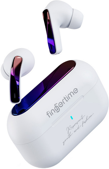 FINGERTIME 真無線主動降噪藍牙耳機, FGT-T17, 白色