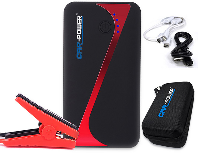 카파워 점프스타터 보조배터리 12V CP-13 + 보관케이스 + 점프 케이블, 1세트, 7500mAh