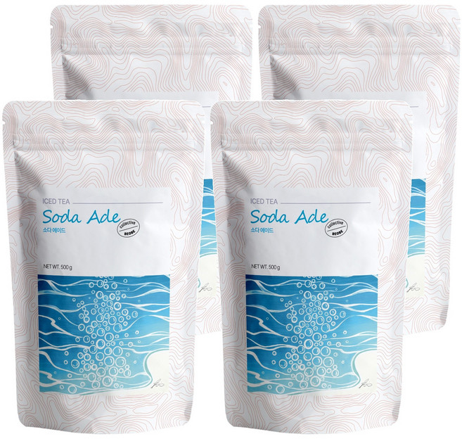 베오베 소다에이드 파우더, 1개입, 4개, 500g