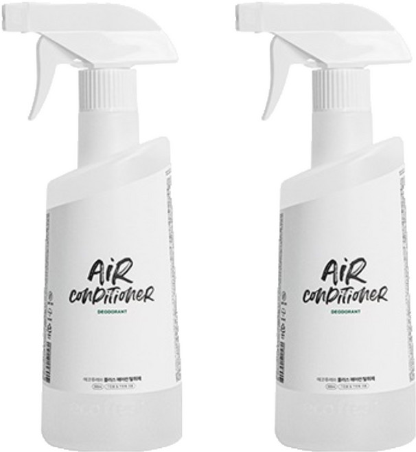 에코후레쉬 플러스 에어컨 탈취제, 2개, 500ml