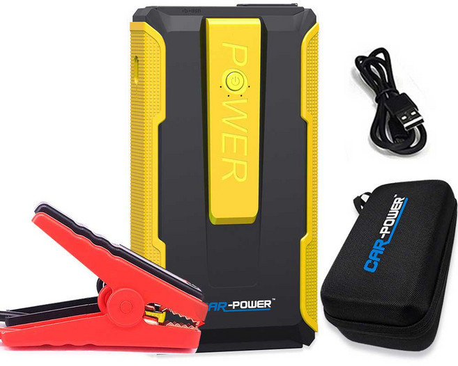 카파워 점프스타터 12V + 보관케이스 + 점프케이블, 1개, 7200mAh
