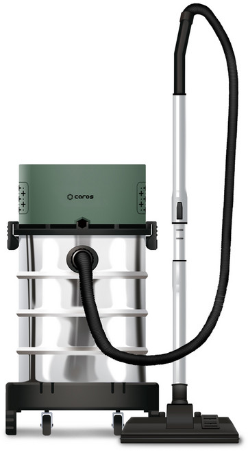 캐로스 건습식 업소용청소기 30L, CCV-BC30K, 카키