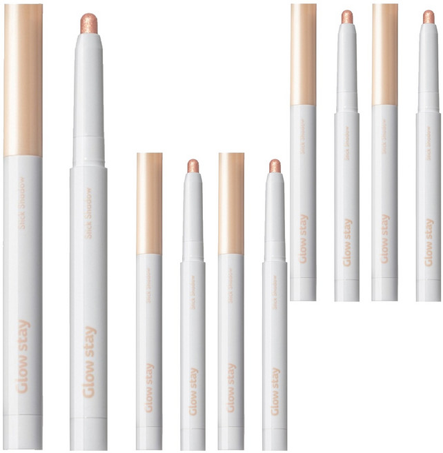 더샘 글로우 스테이 스틱 섀도우, WH01 브라이덜 화이트, 5개