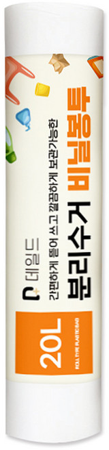 데일드 롤형 분리수거 봉투 60p, 1개, 20L