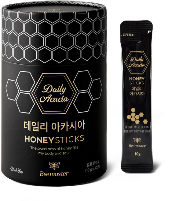 10위 - 비마스터 데일리 천연 아카시아 꿀스틱 30p, 300g, 1개