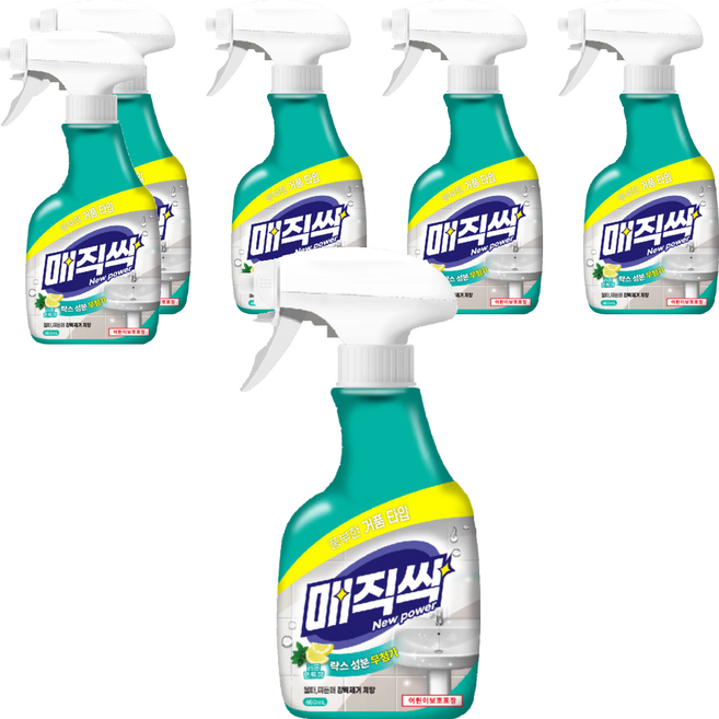 매직싹 뿌리는 욕실청소용 세정제, 650ml, 6개