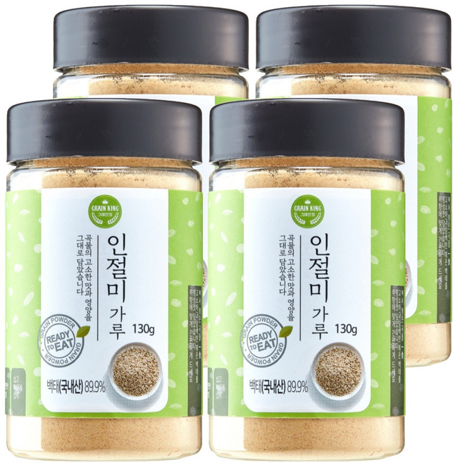 그레인킹 두리두리 인절미 가루, 4개, 130g