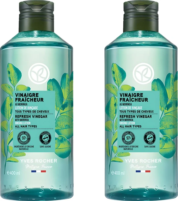 이브로쉐 리프레쉬 헤어식초 그린 보태니컬향, 400ml, 2개 - 쿠팡
