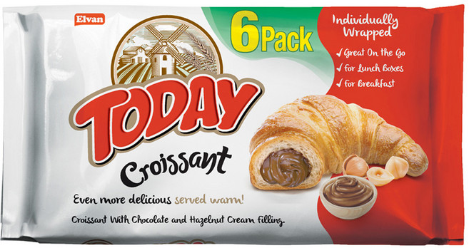 土耳其 TODAY 可頌麵包 巧克力風味, 1包, 270g