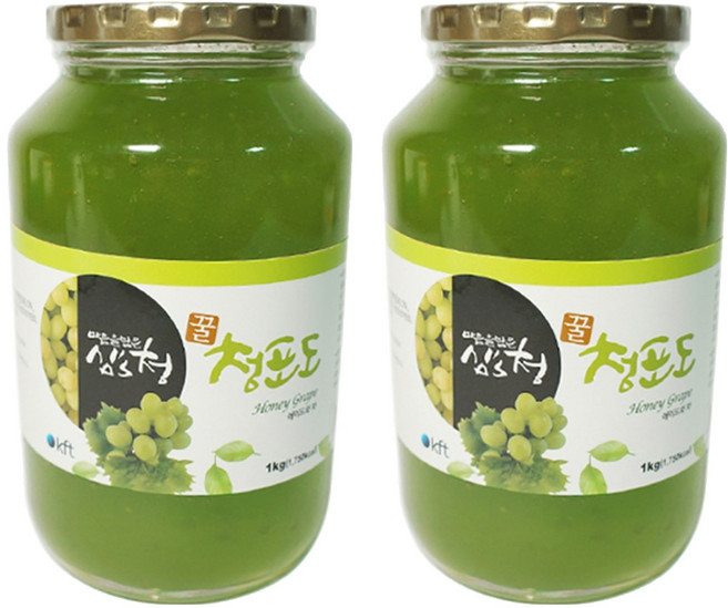 심's청 꿀 청포도차, 1kg, 1개입, 2개