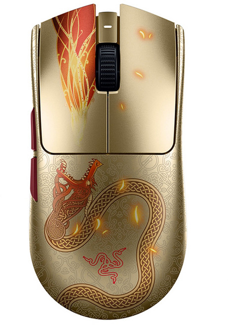 RAZER 雷蛇 毒蝰V3 Counter-Strike 2 電競 Wireless 滑鼠 金色 RZ01-05120800-R3M1