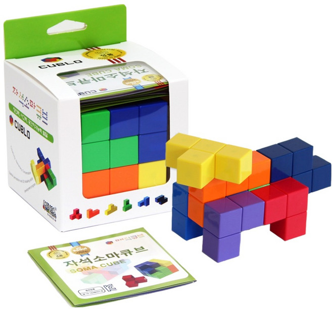 큐블로 자석소마큐브, 혼합색상, 1개