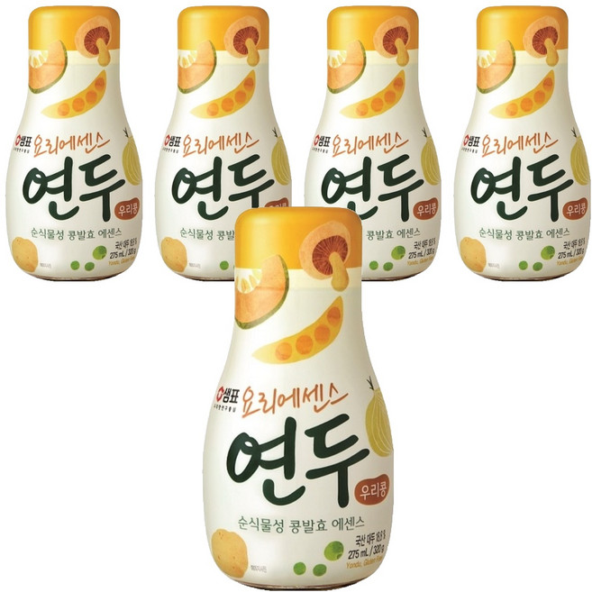 Sempio 膳府 大豆發酵調味醬油, 275ml, 5瓶