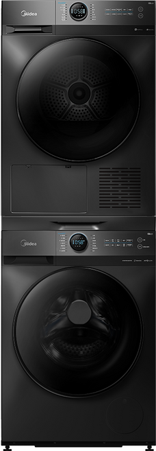 마이디어 드럼 세탁기 MF200W120B 12kg + 건조기 MD200H100B 10kg + 무타공 건조기 설치 키트 세트 방문설치, MF200W120B(세탁기), MD200H100B(건조기), 티타늄실버(세탁기),티타늄실버(건조기)