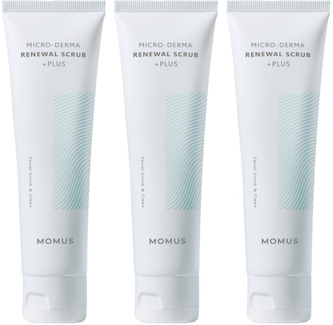 MOMUS 微晶拋光角質磨砂膏 臉部用 100ml, 3條