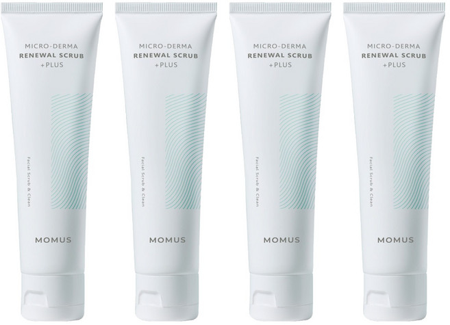 MOMUS 微晶拋光角質磨砂膏 臉部用 100ml, 4條