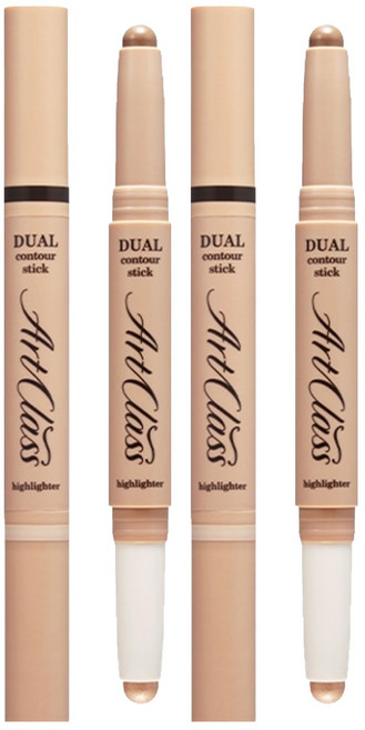 투쿨포스쿨 아트클래스 듀얼 컨투어 스틱, 03호 NEUTRAL DUO, 2개