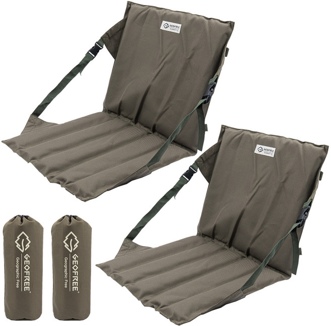 지오프리 이지롤 그라운드 체어, 카키, 2개