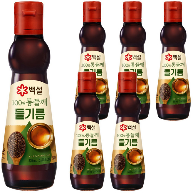 CJ BEKSUL 白雪 全優質紫蘇籽油, 320ml, 6個