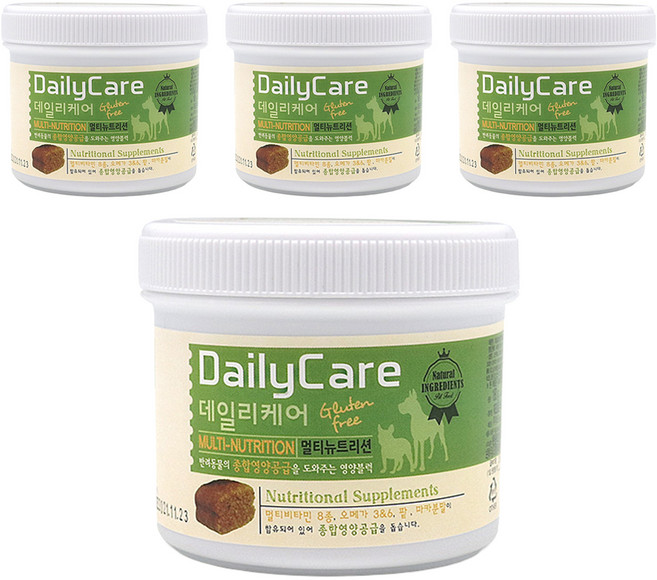 데일리케어 강아지 영양제, 180g, 종합영양제, 4개