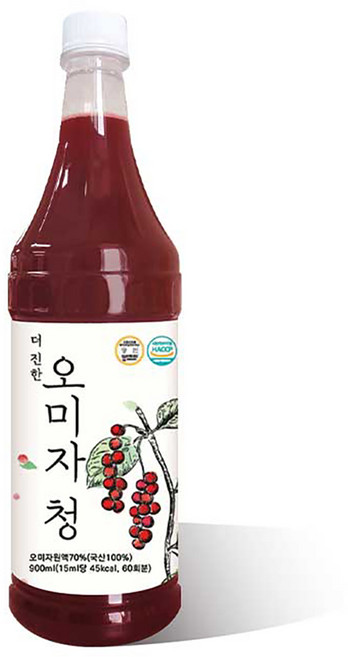 조은약초 더 진한 오미자청, 900ml, 1개입, 1개