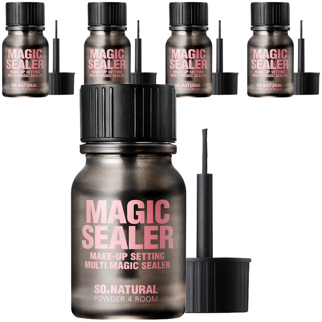 쏘내추럴 파우더포룸 메이크업 세팅 멀티 매직 실러, 10ml, 5개