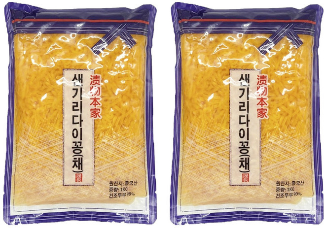 토호식품 샌기리다이꽁 채, 1kg, 2개