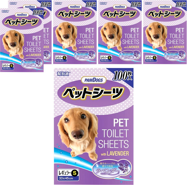 PAMDOGS 幫狗適 寵物尿布 薰衣草香, 5包, 100片