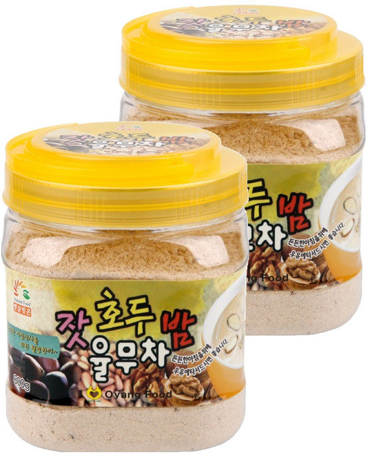 오양식품 잣 호두 밤 율무차, 800g, 1개입, 2개