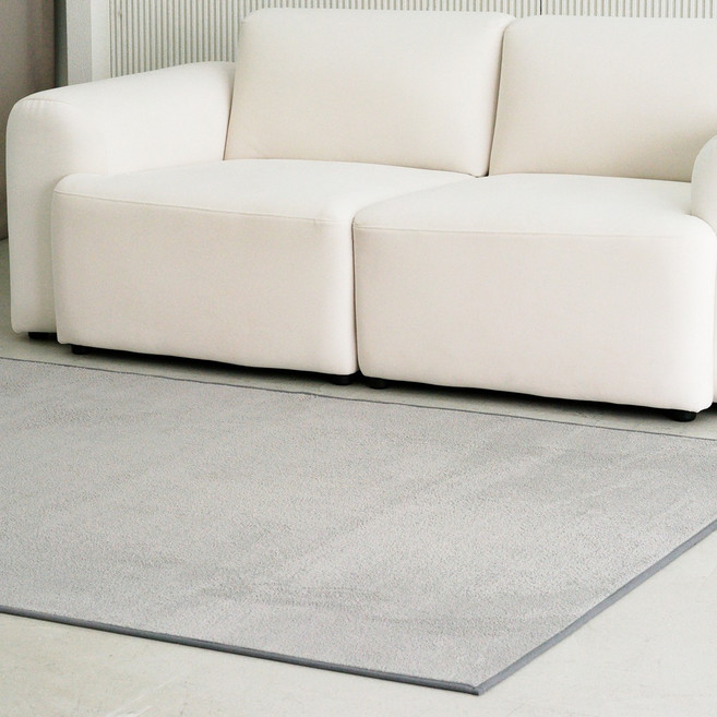 inroom Plain Soft 系列 素色短毛長方形地毯 - 高密度毯面 質地細膩柔軟 加密包邊設計