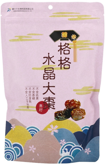 農七十生物科技 格格水晶大棗, 330g, 1袋