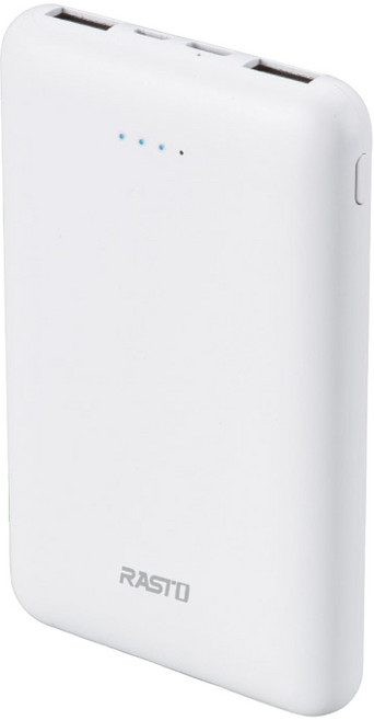 RASTO RB23 三輸出行動電源 Type-C, M-A10000, 白色