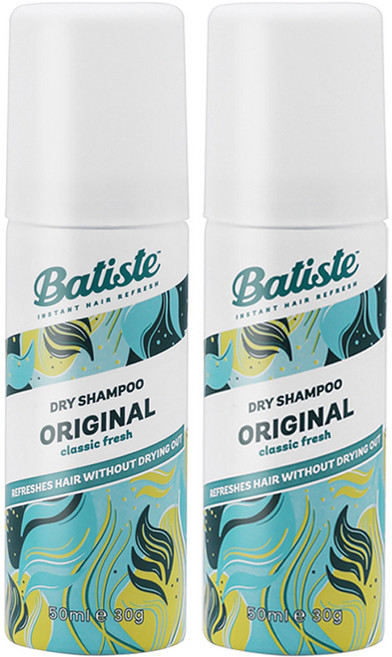 바티스트 드라이 샴푸 오리지널 클래식 후레쉬, 2개, 50ml