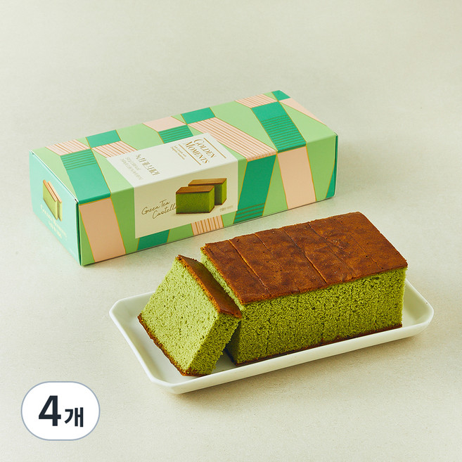 삼립 골든모먼츠 녹차카스테라, 510g, 1개입, 4개