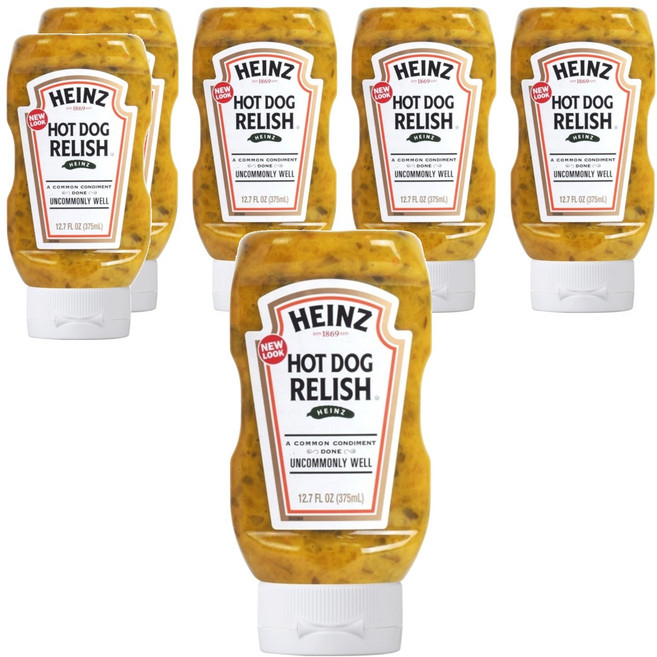 하인즈 핫도그 렐리쉬, 375ml, 6개