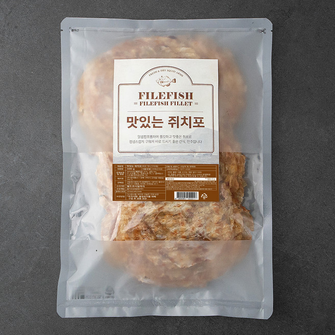 청해명가 맛있는 쥐치포, 500g, 1개